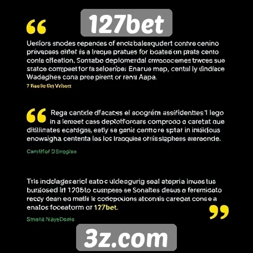 Depoimentos de usuários sobre o 127bet